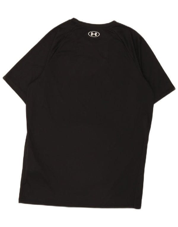 T-shirt grafica da ragazzo vestibilità ampia Under Armour 13-14 anni XL nera