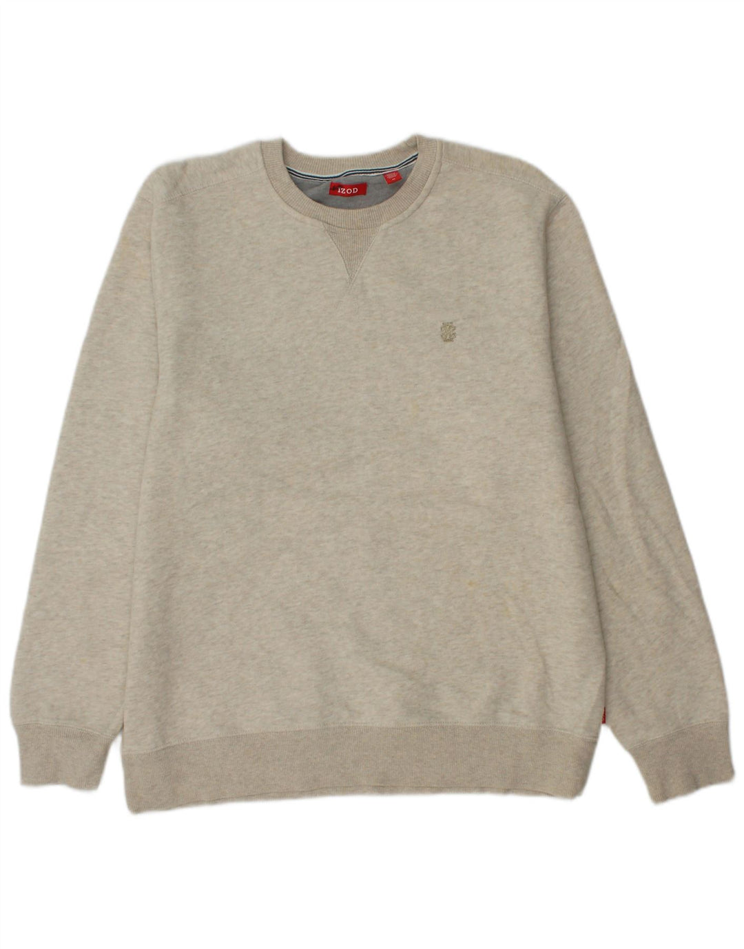 Felpa da uomo IZOD in cotone beige medio