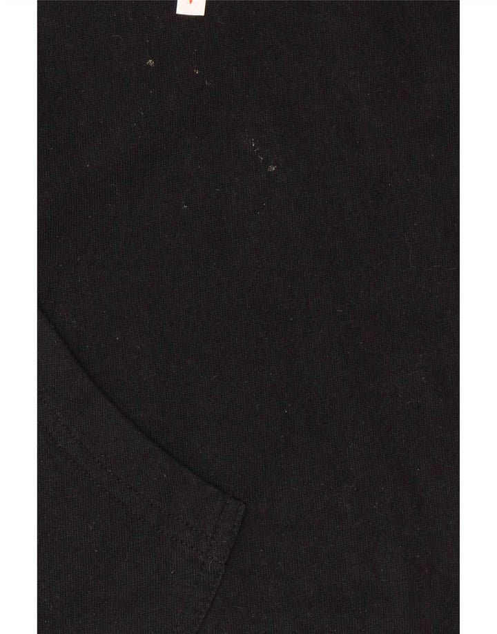 Maglione con cappuccio e zip vestibilità regolare da donna Marks & Spencer UK 16 grande nero