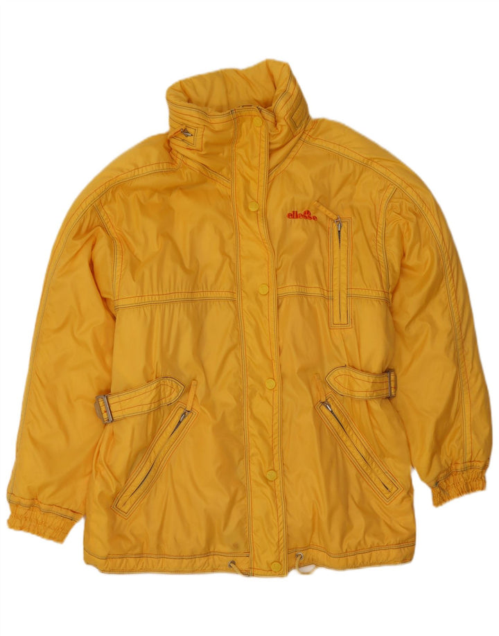 Giacca a vento con cappuccio oversize da donna Ellesse UK 12 Giallo medio