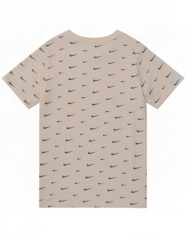 T-shirt grafica da ragazzo Nike Top 13-14 anni XL cotone bianco