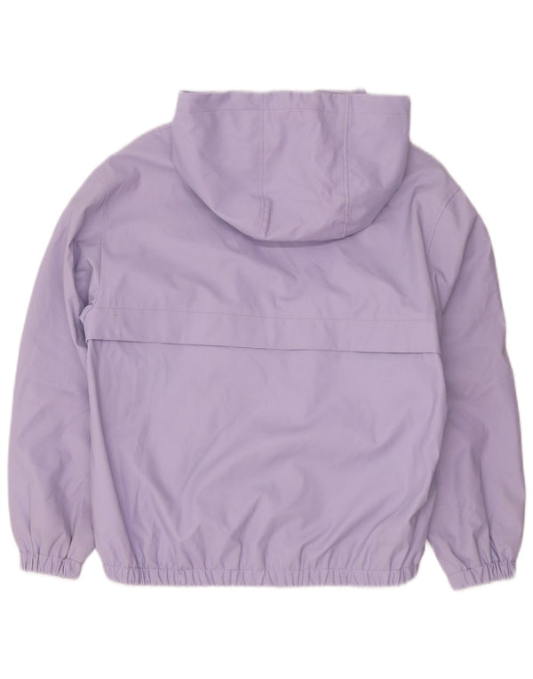 Giacca antipioggia con cappuccio per ragazze Zara 13-14 anni Viola in polietilene