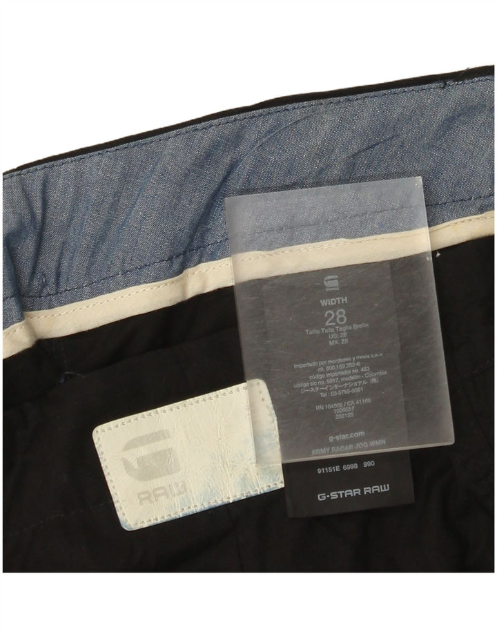 Pantaloni cargo da jogging da donna G-Star W28 L27 Lyocell nero