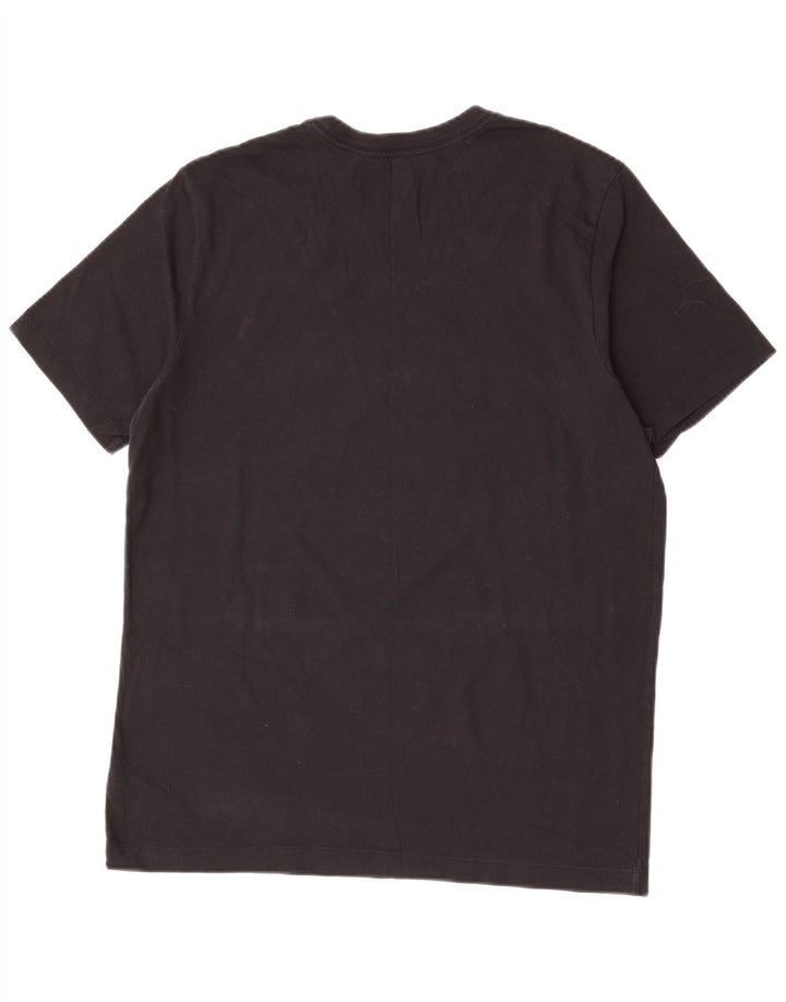 T-shirt grafica da uomo Nike Top grande in cotone nero