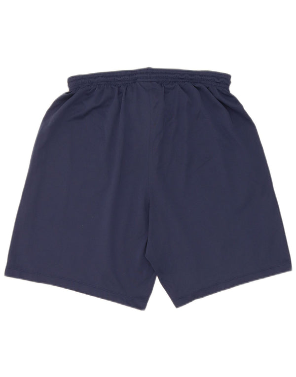 Pantaloncini sportivi Nike Dri Fit Graphic Slim Fit da uomo, grandi, in poliestere blu navy