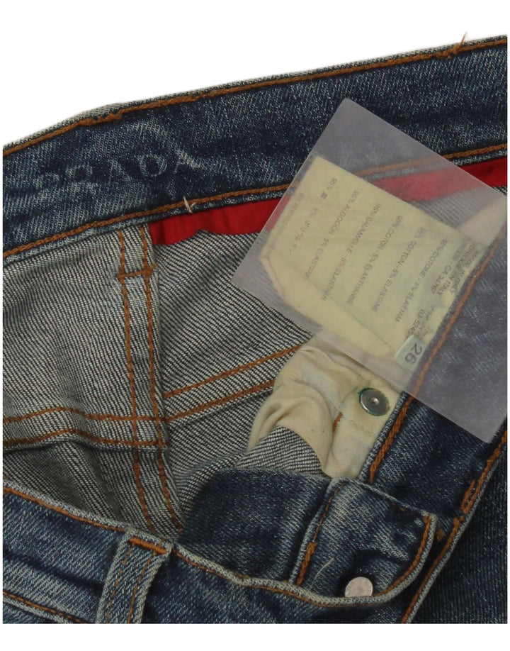 Jeans skinny da donna Prada W26 L32 cotone blu navy