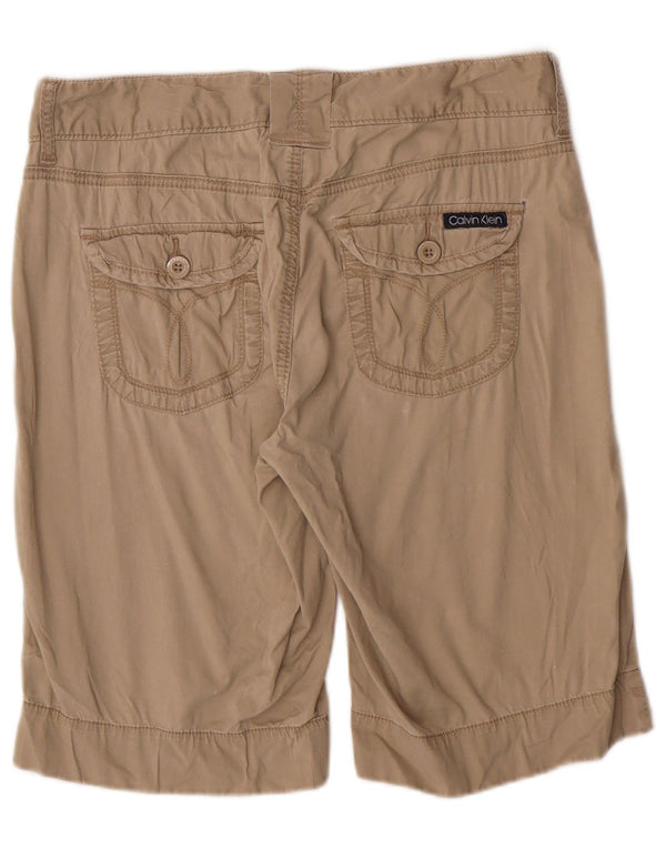 Pantaloncini casual da donna Calvin Klein Jeans US 8 medi W30 Beige classici