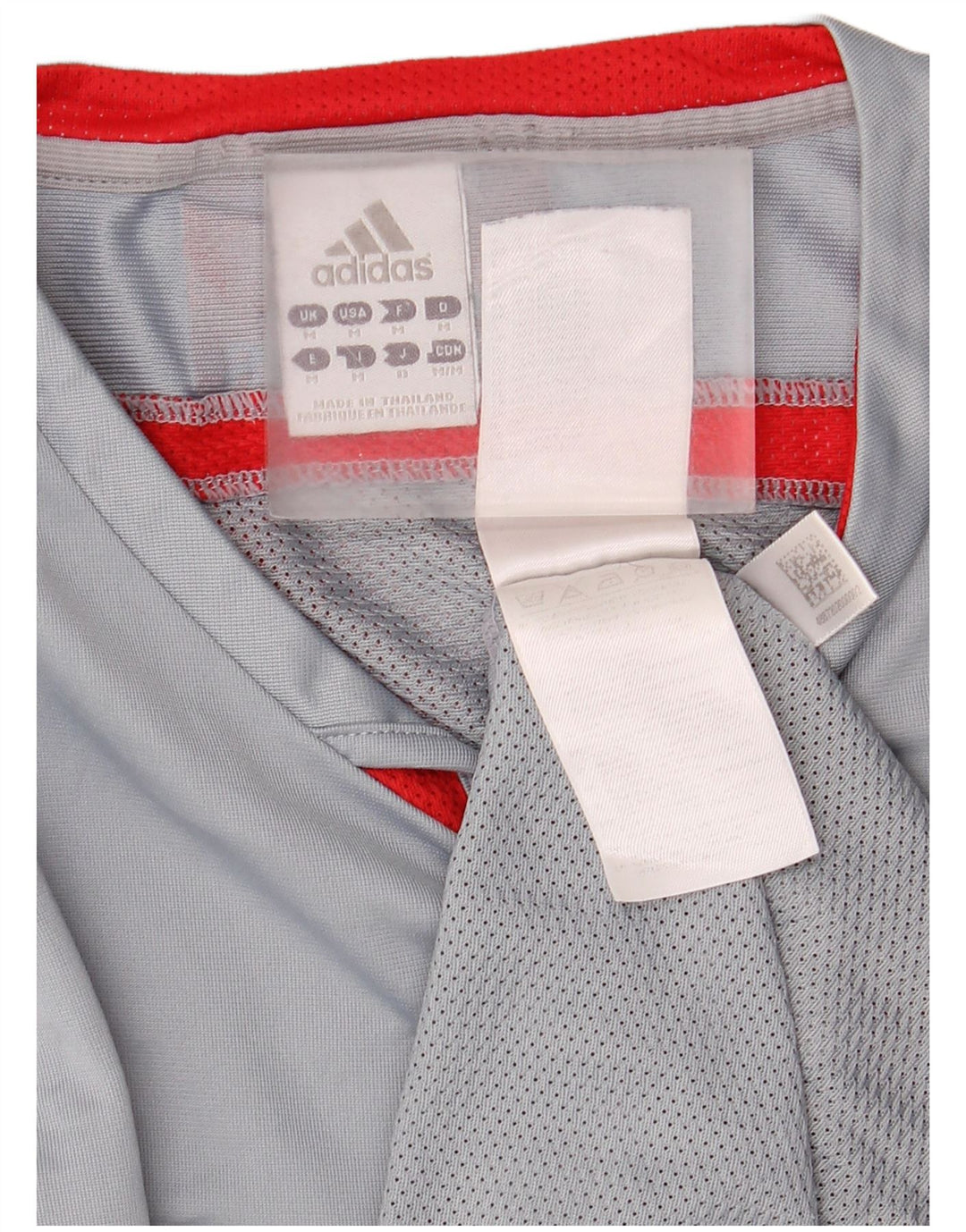 T-shirt Adidas Climacool da uomo Top in poliestere color block grigio medio