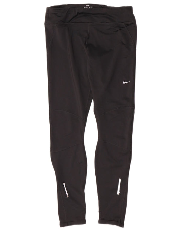 Leggings Nike Dri Fit da donna UK 12 medio nero poliestere