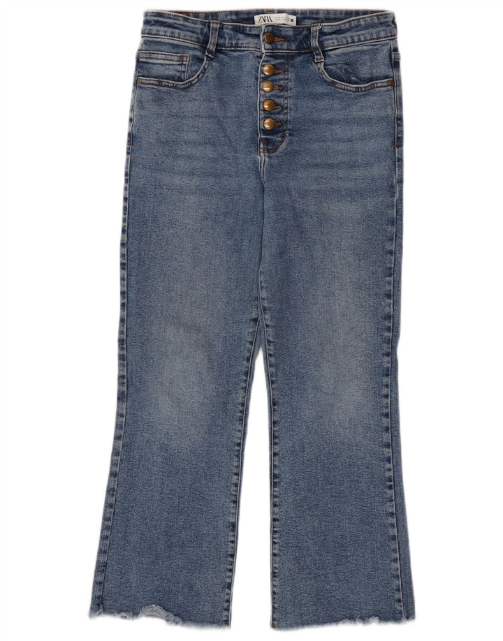 Jeans Bootcut da donna Zara EU 38 Small W28 L25 Cotone blu