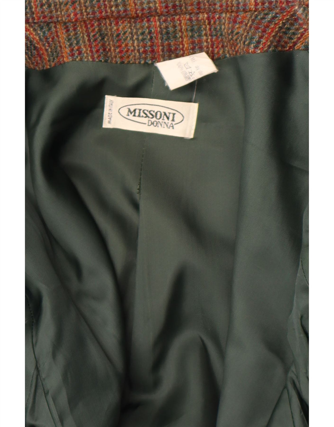 Giacca blazer da donna Missoni UK 12 classica a righe multicolore media
