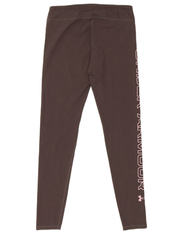 Leggings grafici da donna Under Armour UK 10 piccolo cotone grigio