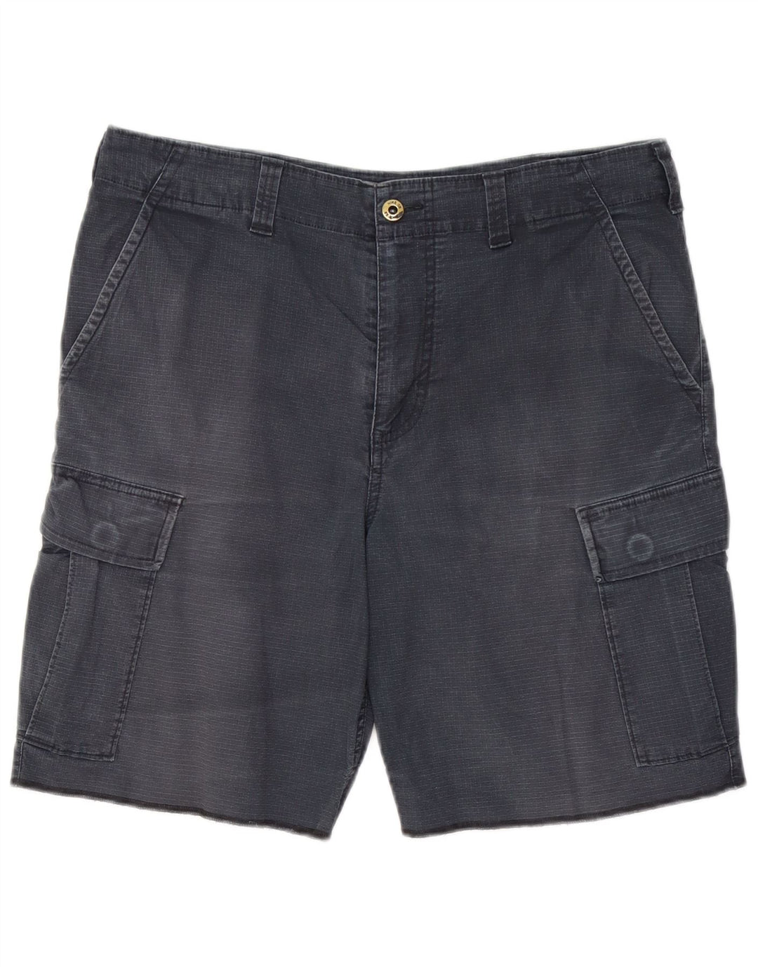 Pantaloncini cargo Nike da uomo medi W32 in cotone grigio a quadri