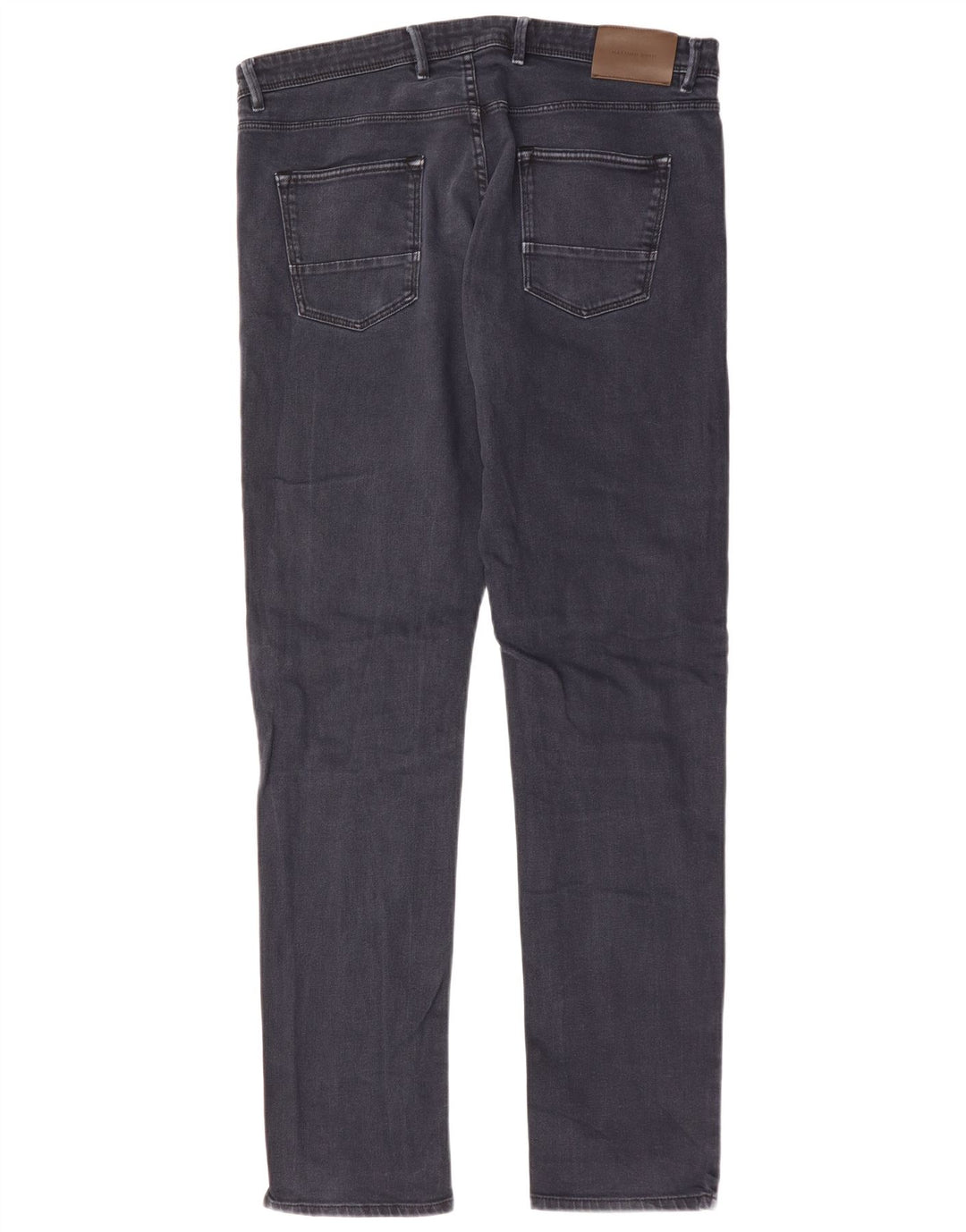 MASSIMO DUTTI Mens Slim Jeans EU 44 Large W34 L32 Navy Blue Cotton