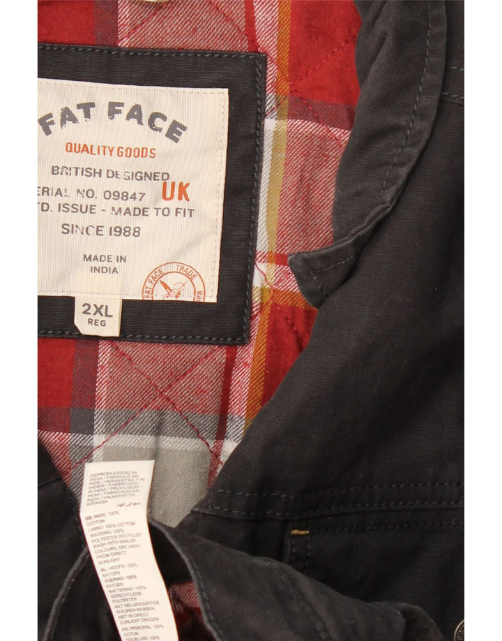 Giubbotto bomber da uomo FAT FACE UK 44 2XL cotone nero