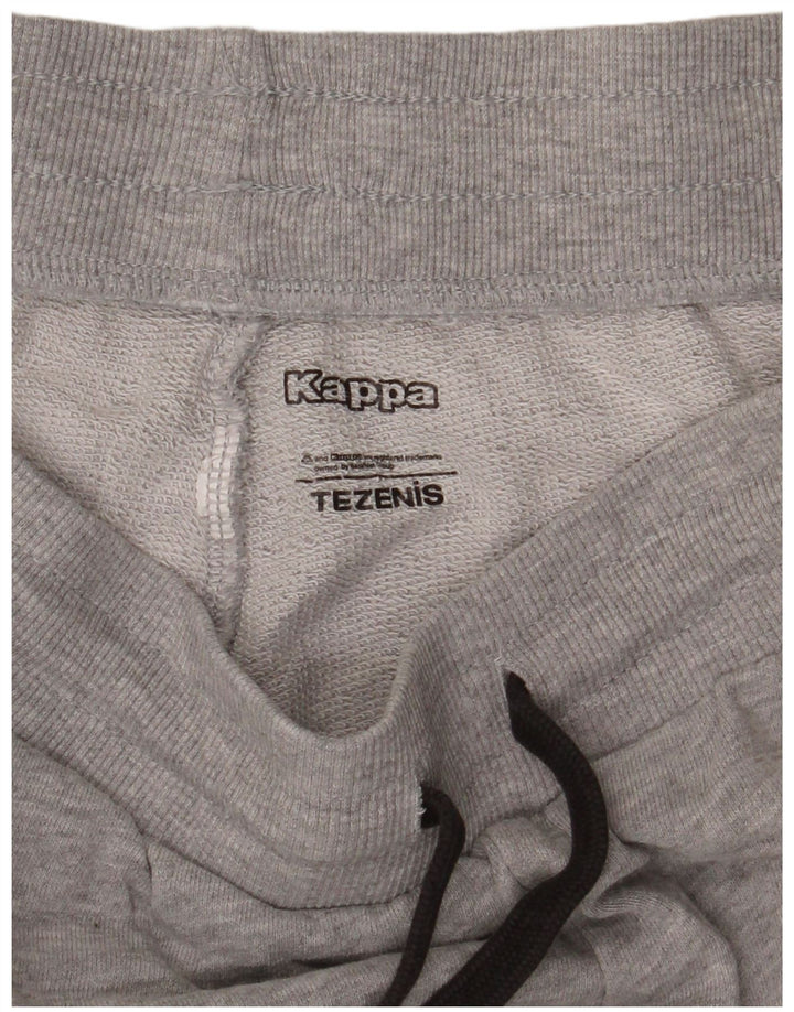 Pantaloni da tuta da uomo KAPPA Tezenis Joggers grigio medio color block
