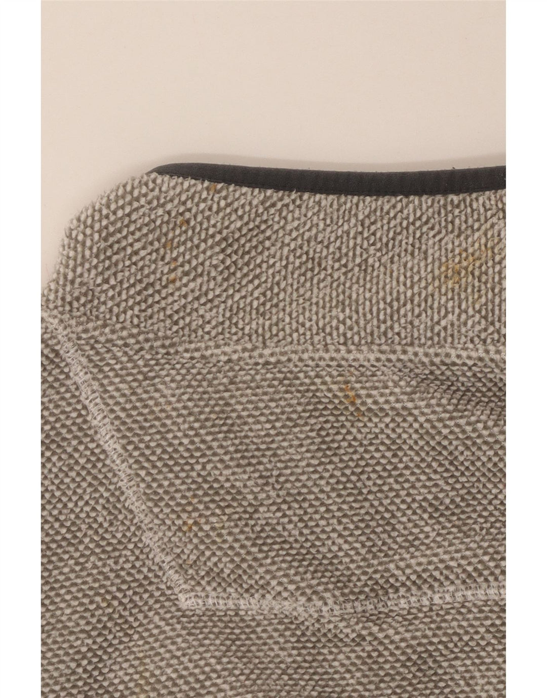 WEIRD FISH Maglione in pile da uomo con zip e collo XL Poliestere grigio