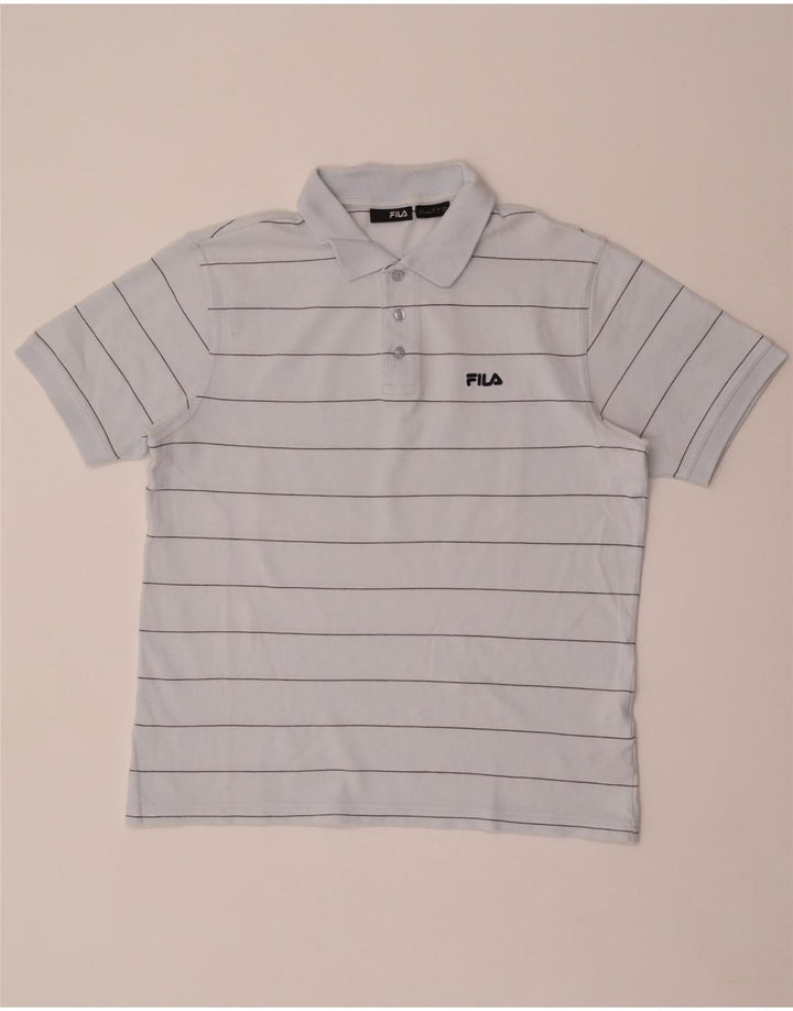 Polo da uomo FILA a righe grandi blu