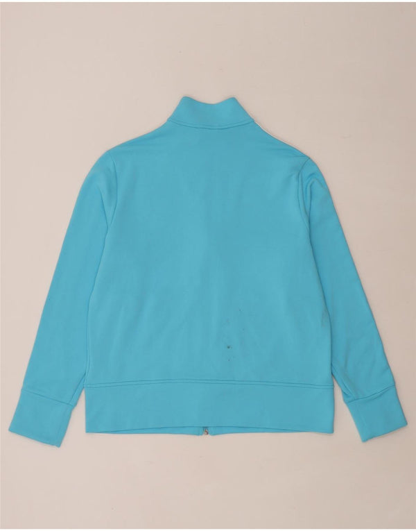 Giacca da tuta da donna Adidas UK 22 XL blu poliestere