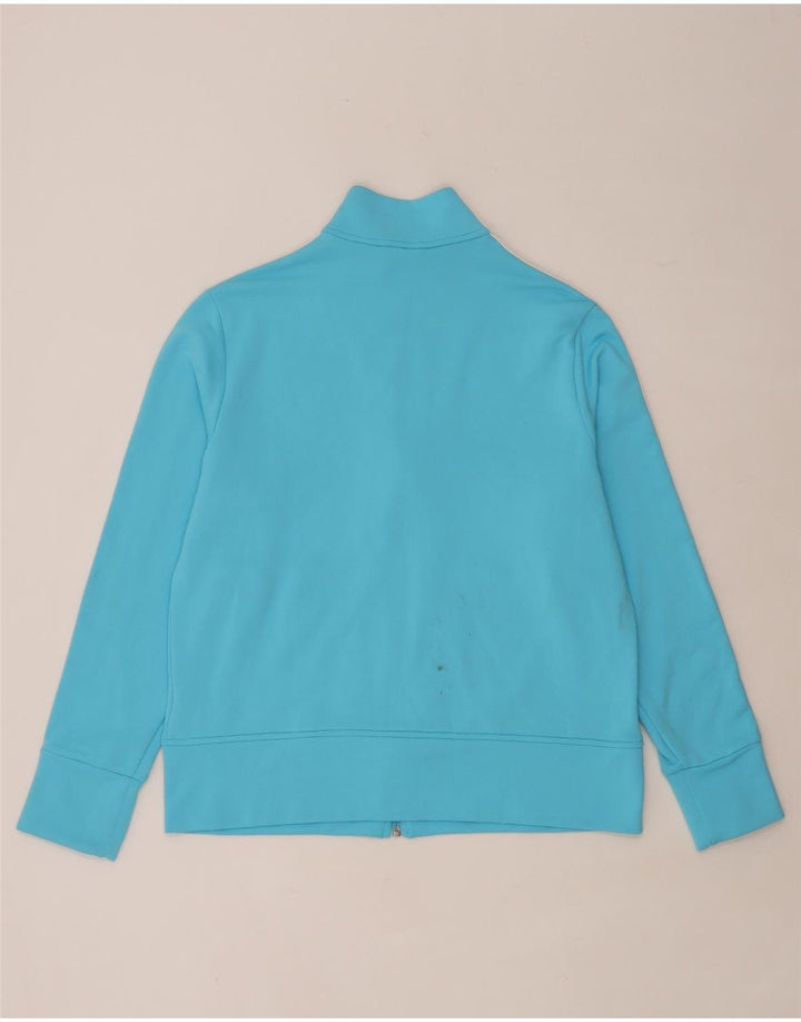 Giacca da tuta da donna Adidas UK 22 XL blu poliestere