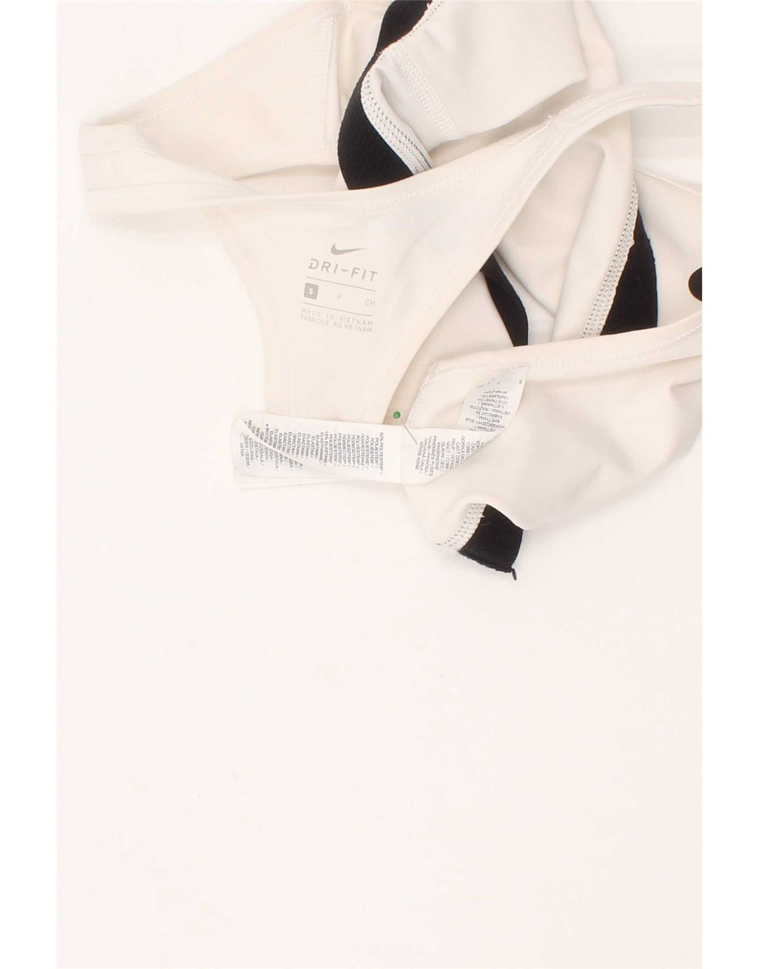 Reggiseno sportivo Nike Dri Fit da donna, piccolo, bianco, in poliestere