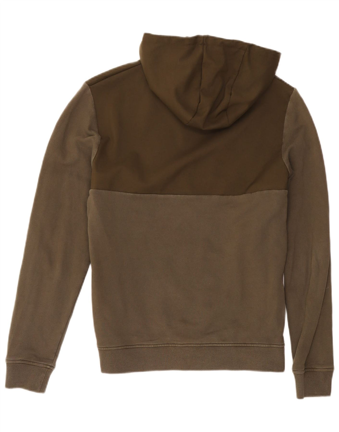 Lyle & Scott, maglione con cappuccio e zip da uomo, piccolo, in poliestere kaki