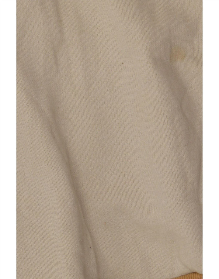 PUMA Felpa da uomo Maglione Large White Colourblock in cotone