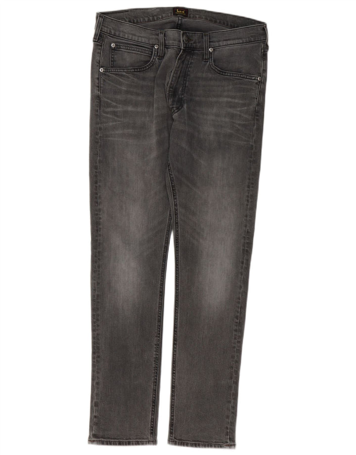 Jeans LEE Luke Slim da uomo W32 L30 in cotone grigio
