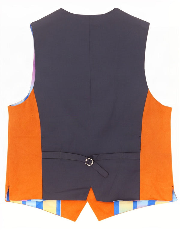 Gilet da uomo Cavani Small in poliestere color block marrone