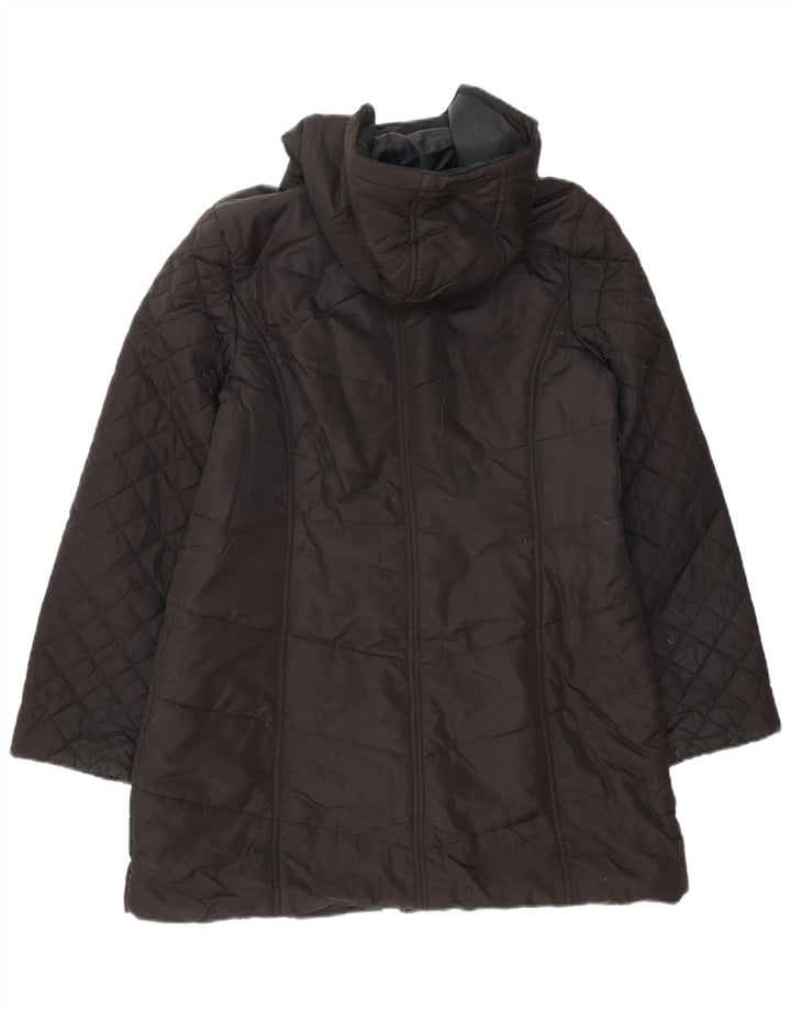 Giacca a vento con cappuccio da donna M&Co UK 14 poliestere nero medio