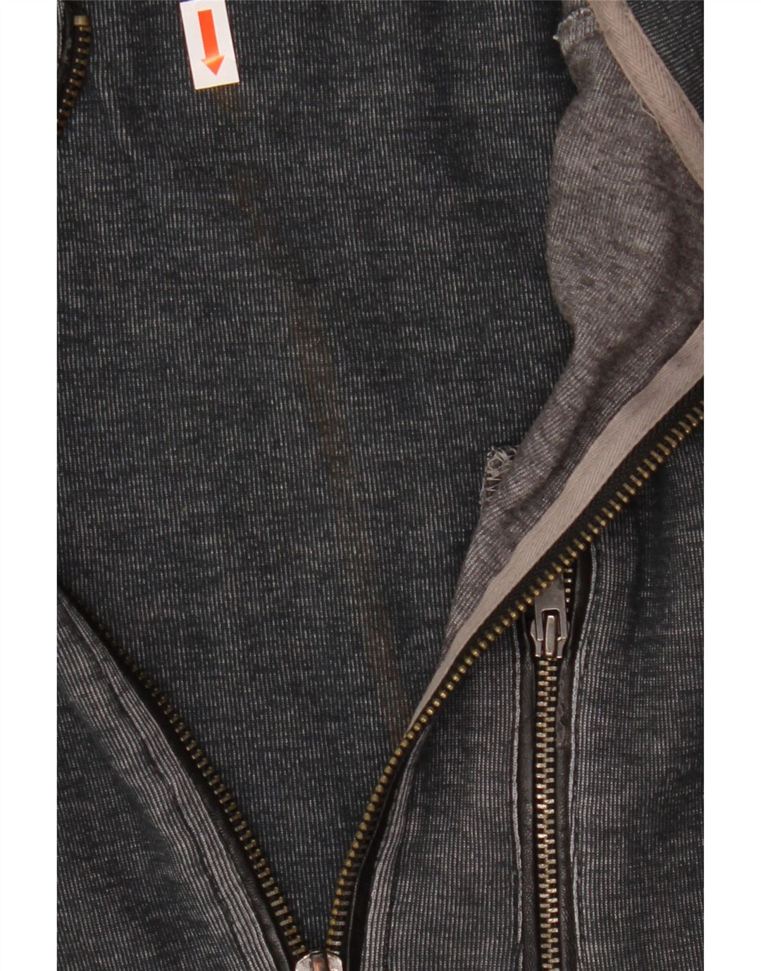 Giacca da ginnastica da uomo Calvin Klein, giacca grande, in cotone color block grigio