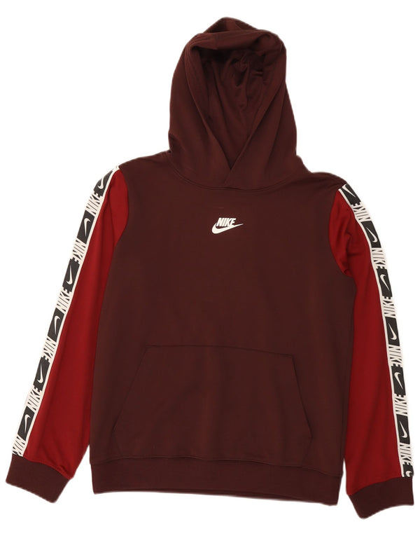 Felpa con cappuccio grafica NIKE per ragazzi 12-13 anni Large color bordeaux