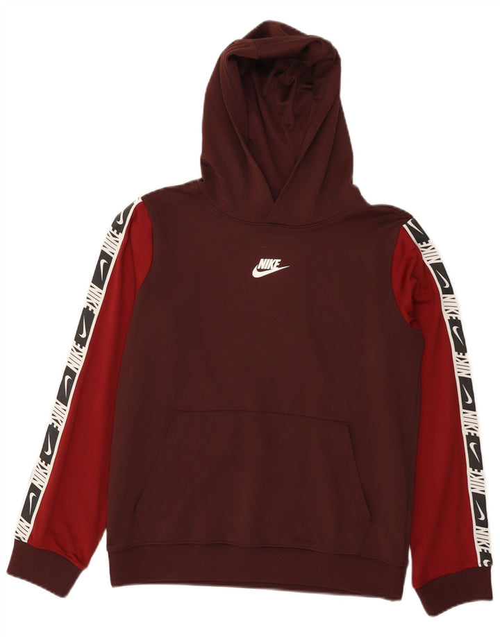 Felpa con cappuccio grafica NIKE per ragazzi 12-13 anni Large color bordeaux