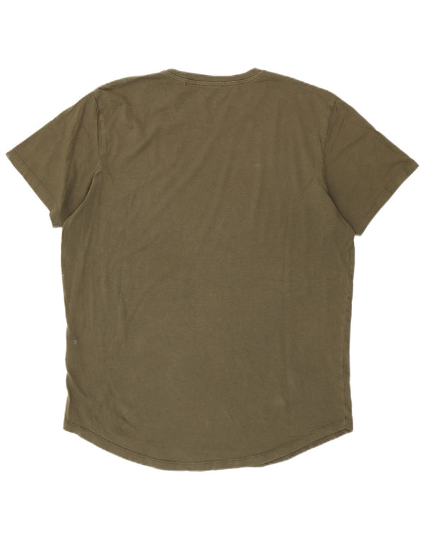 T-shirt da uomo Jack & Jones Top XL in cotone kaki