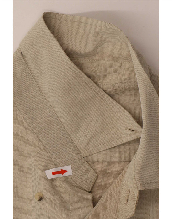 Camicia da uomo Marlboro Classics 2XL Cotone Beige