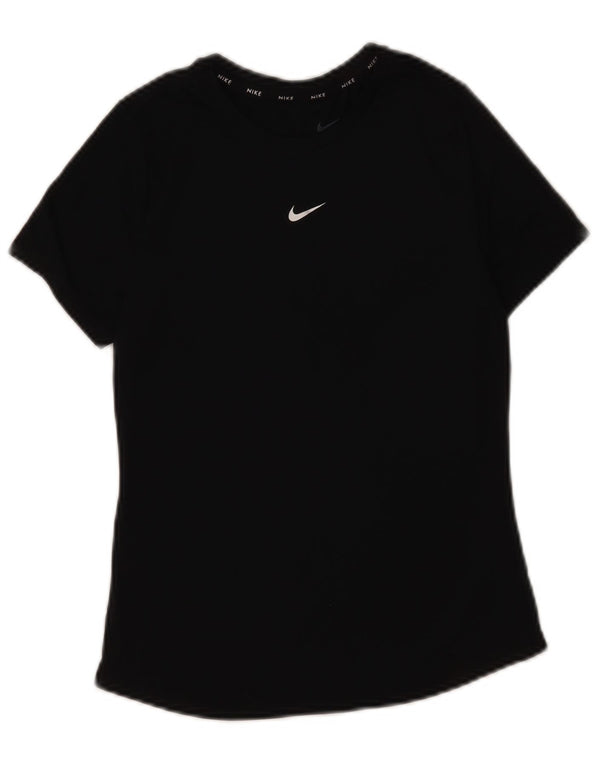 T-shirt Nike Bambina Dri Fit Top 12-13 anni Large Nera in poliestere