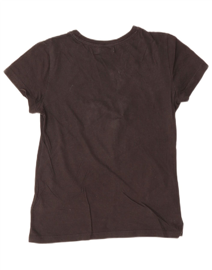 T-shirt grafica da donna ADIDAS Top IT 40 Small in cotone nero