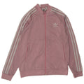Giacca Top della tuta da ragazza Adidas 11-12 anni in poliestere rosa