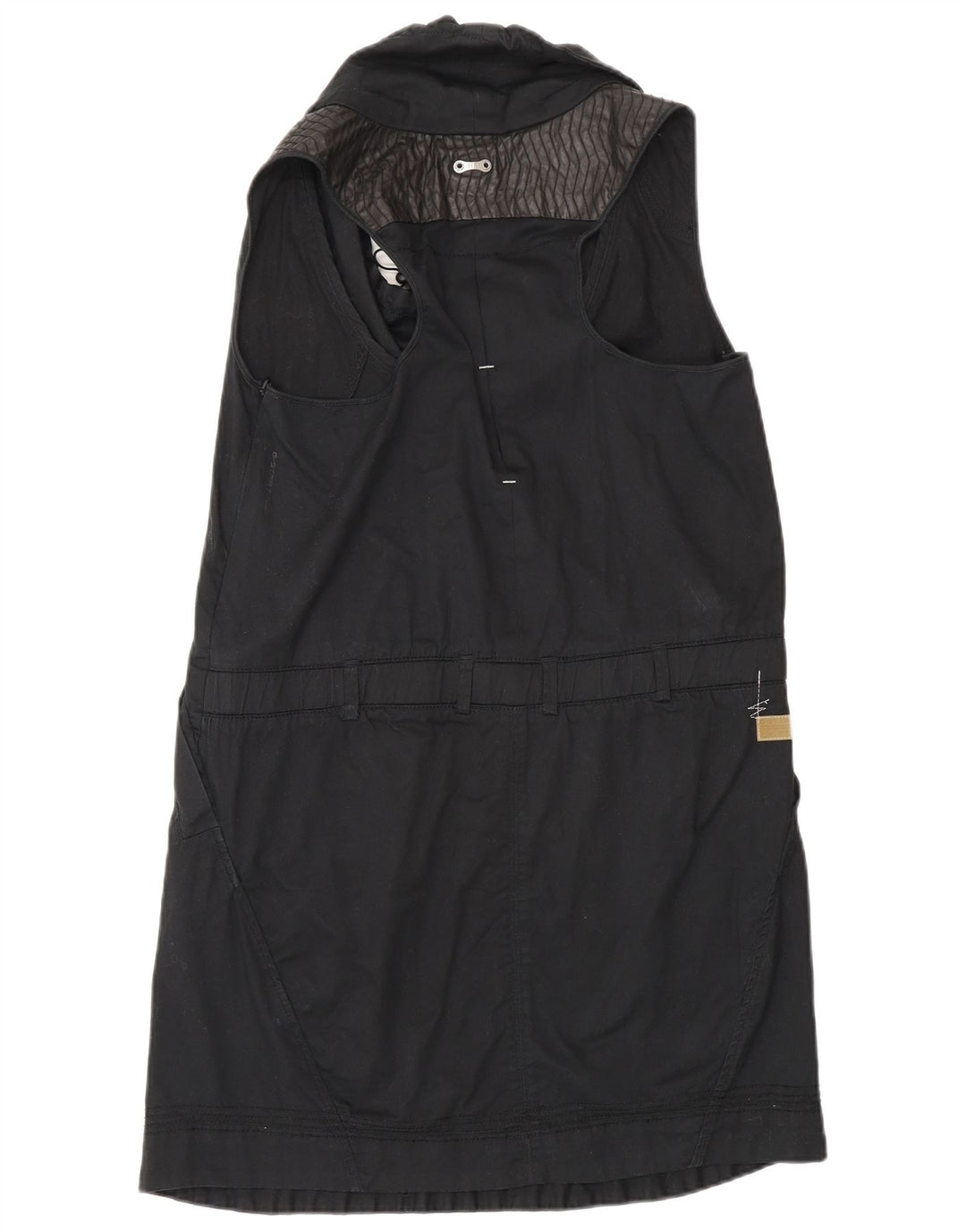 Abito basic senza maniche da donna G-Star UK 12 cotone nero medio