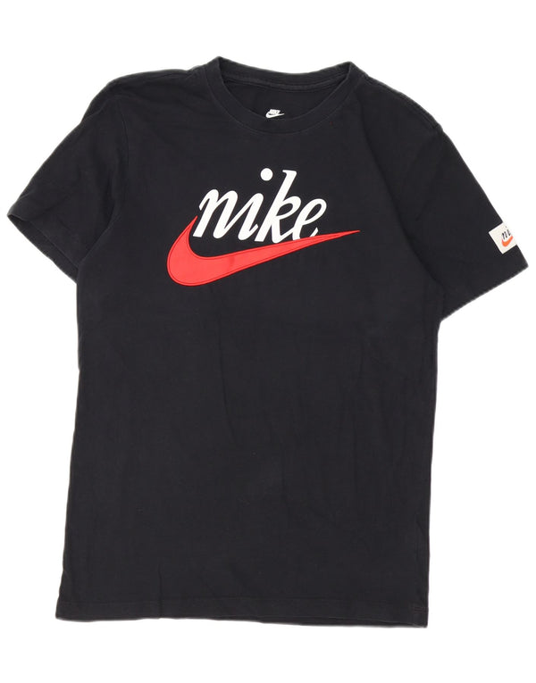 T-shirt grafica da uomo Nike Top Small in cotone nero