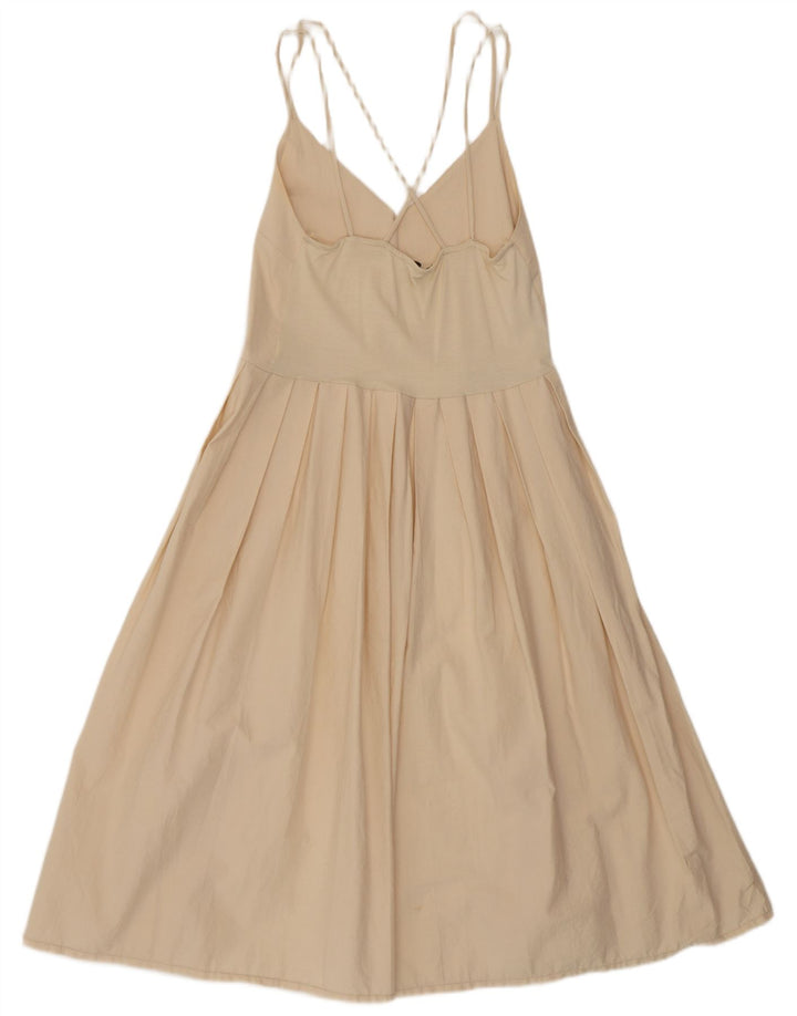 Prendisole Zara da donna UK 14 beige medio
