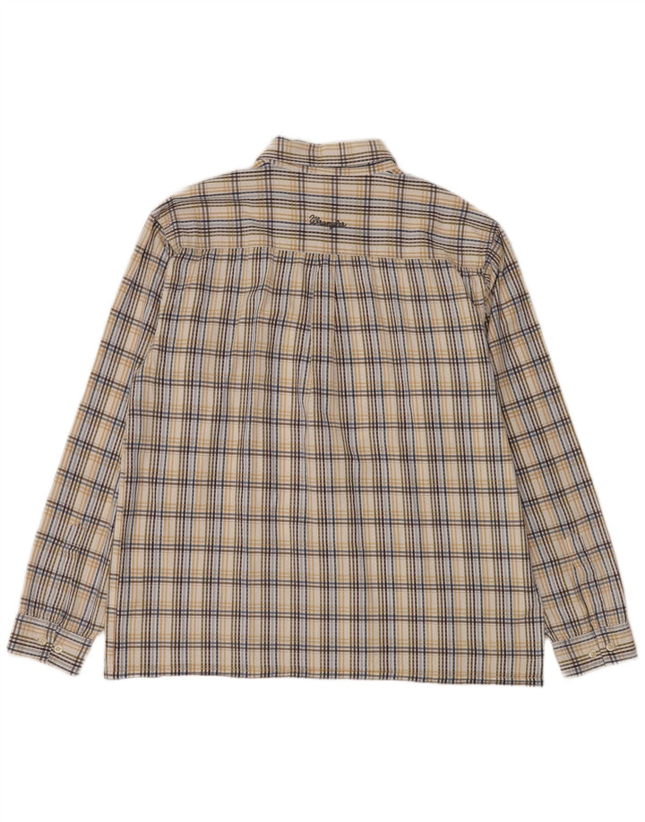 Camicia da uomo Wrangler XL in cotone a quadri multicolore