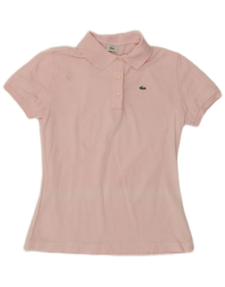 Polo da donna Lacoste taglia 40 cotone rosa medio