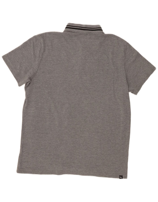 Polo grafica da uomo Puma Large Grigia