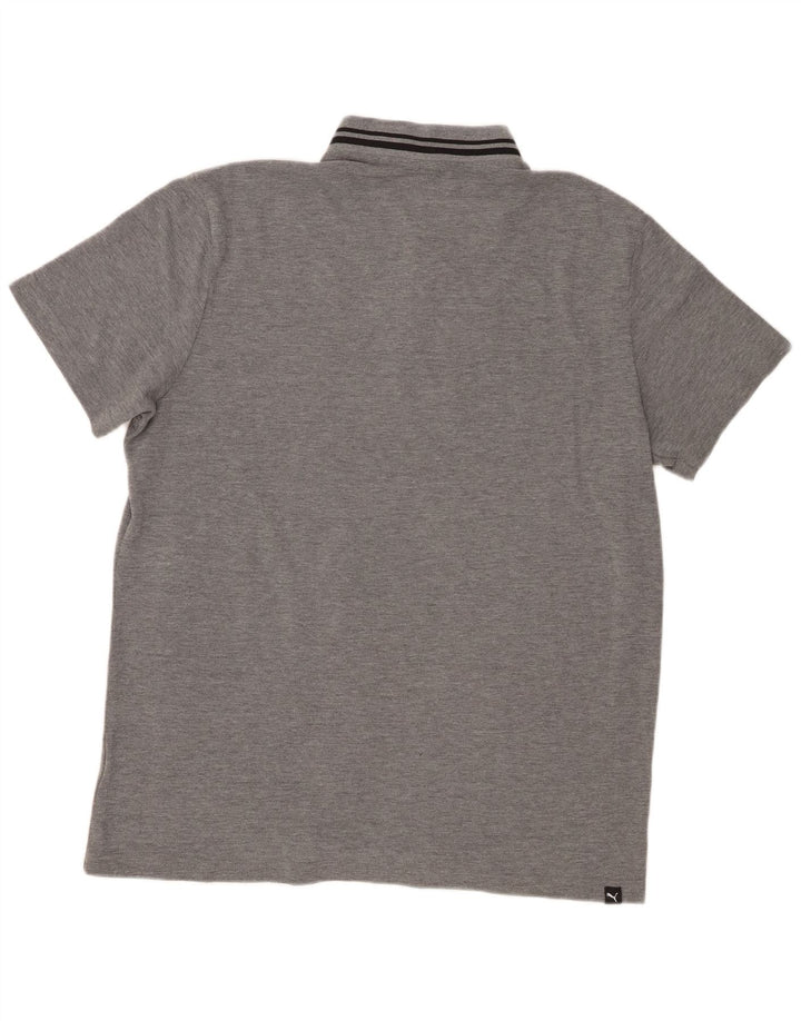 Polo grafica da uomo Puma Large Grigia