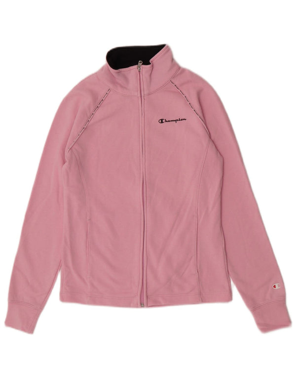 Giacca da tuta da donna Champion UK 10 piccola in cotone rosa