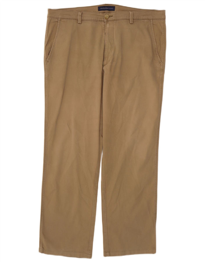 Pantaloni Chino Dritti Uomo Trussardi W36 L30 Beige