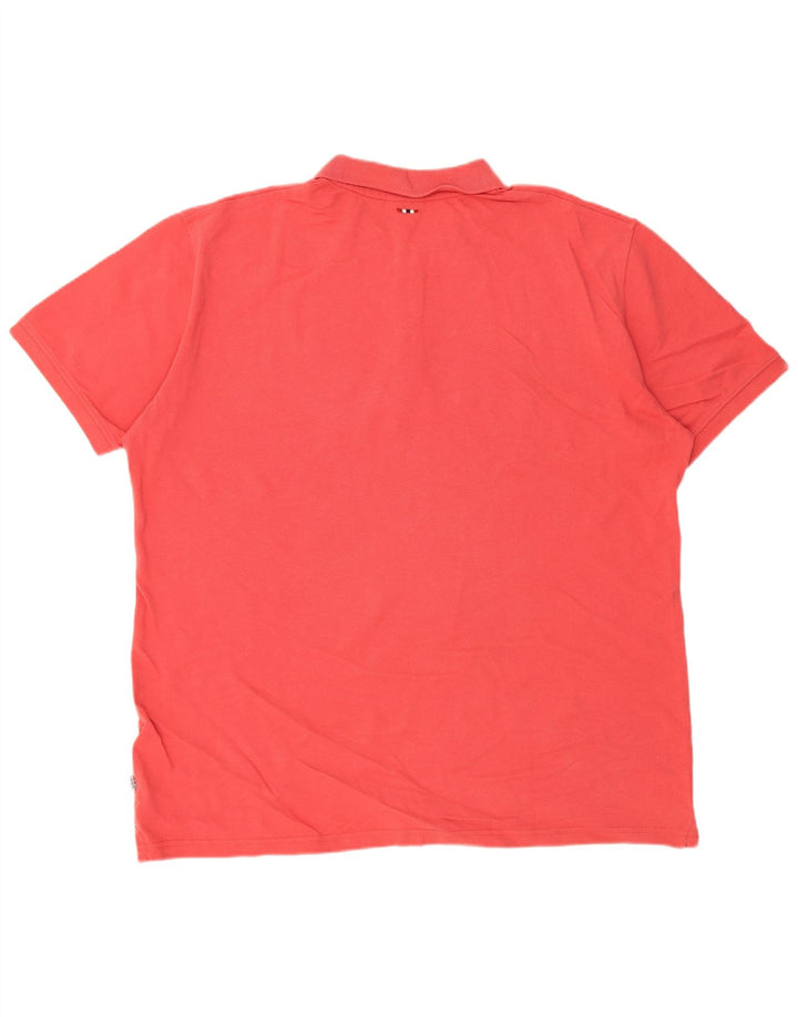 NAPAPIJRI Mens Geographic Polo Shirt 2XL Red
