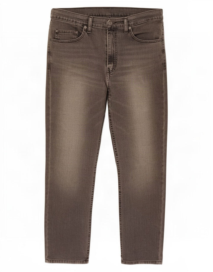 Jeans dritti da uomo Levi's W36 L29 Grigi