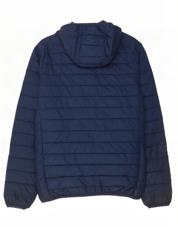 Giacca imbottita con cappuccio da uomo Ellesse UK 36 Small Poliestere blu navy